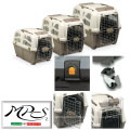 plastic pet travelling cage dog+cat carrier cage